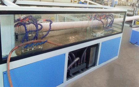 PE carbon spiral reinforced pipe production line