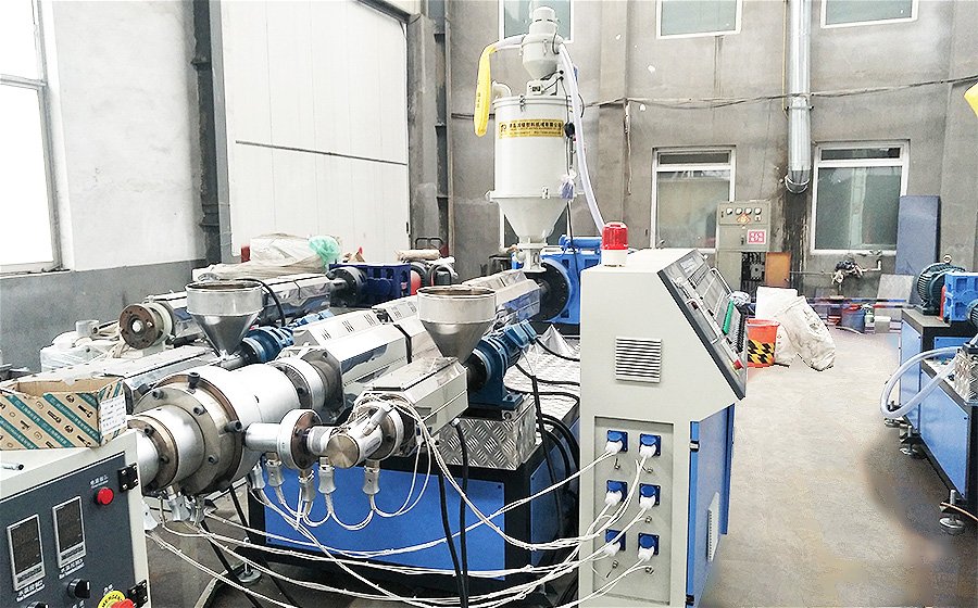 AB ABA ABC Co-extrusion HDPE Pipe Production Line