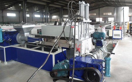 PP PE film bottle double stage granulating machine