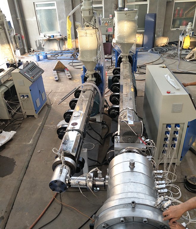 AB ABA ABC Co-extrusion HDPE Pipe Extrusion Line