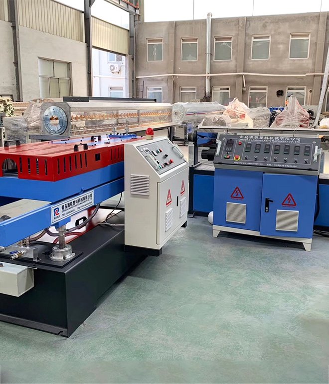 Plastic Single Wall Corrugated Pipe Production Line