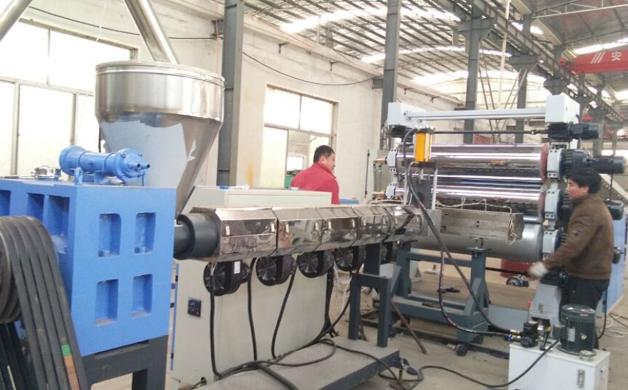 plastic profile making machine