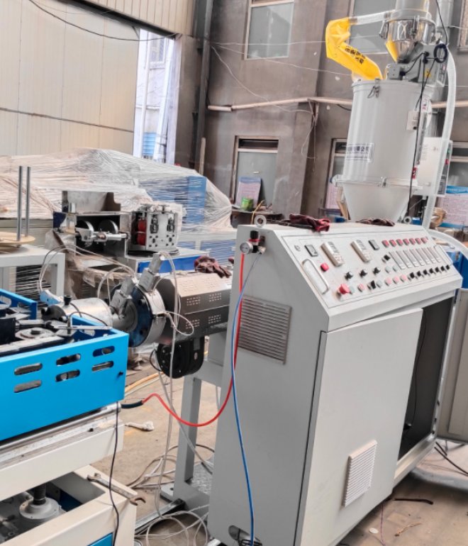 Plastic Single Wall Corrugated Pipe Production Line