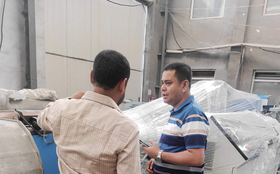 Bangladesh Customer Visited Aorui Factory and Ordered PVC Pipe Extrusion Line with Auxiliary Equipment